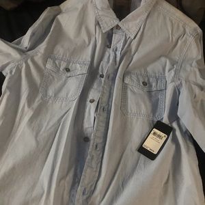 Brand new GUESS ? L/S baby blue shirt